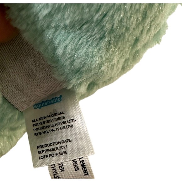 Squishable Snackers Mint Octopus Plush Snugglemi Stuffed Animal 5-6” NWT - Picture 9 of 9